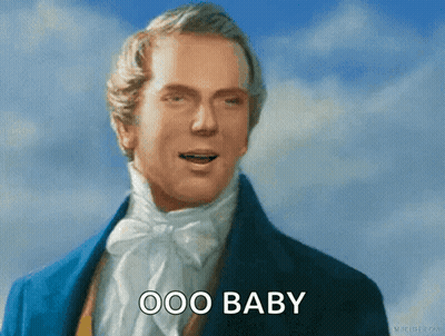 Man With Ooo Baby Written On Face GIF