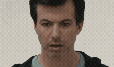Man With Open Mouth And Beard Close Up GIF