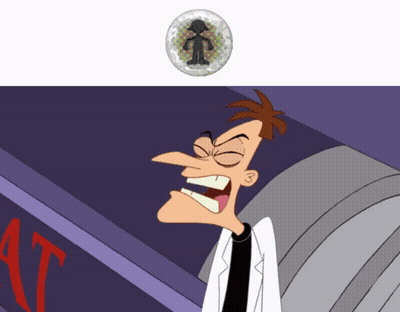 Man With Open Mouth And Circle Man GIF
