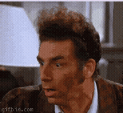 Man With Open Mouth And Lamp GIF