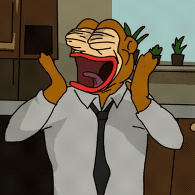 Man With Open Mouth In Shirt And Tie GIF