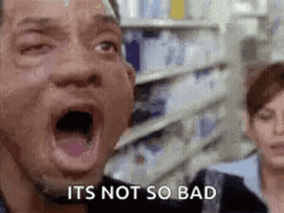 Man With Open Mouth It's Not So Bad GIF