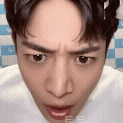 Man With Open Mouth Making Funny Face GIF