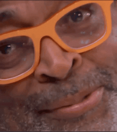 Man With Orange Glasses And Beard GIF