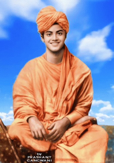Man With Orange Turban By Prashant Cancwani GIF