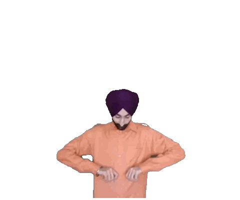 Man With Outstretched Arms Happy Birthday Sticker