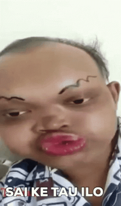 Man With Pacifier Making Funny Face GIF