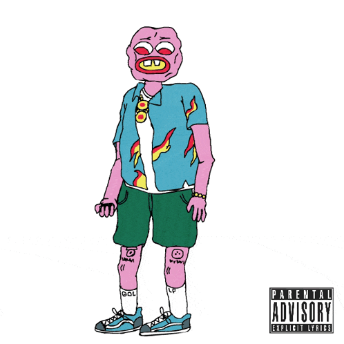 Man With Parental Advisory On Bottom GIF