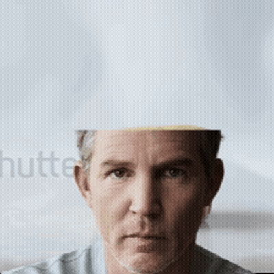 Man With Piping Bag Coming Out Of Head GIF