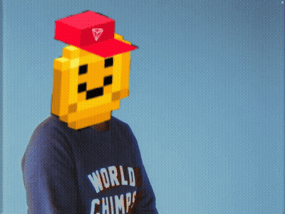 Man With Pixelated Face Applauds Saying Great Job GIF