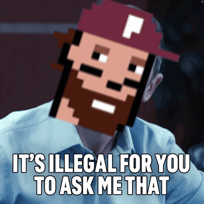 Man With Pixelated Face Says It's Illegal For You To Ask Me That GIF