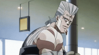 Man With Ponytail At Airport Pole GIF
