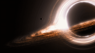 Man With Ponytail In Dark Room GIF