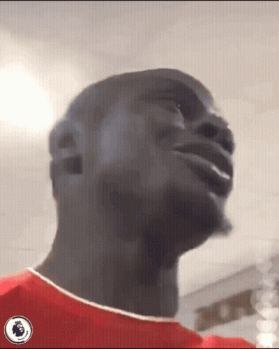 Man With Premier League Badge GIF