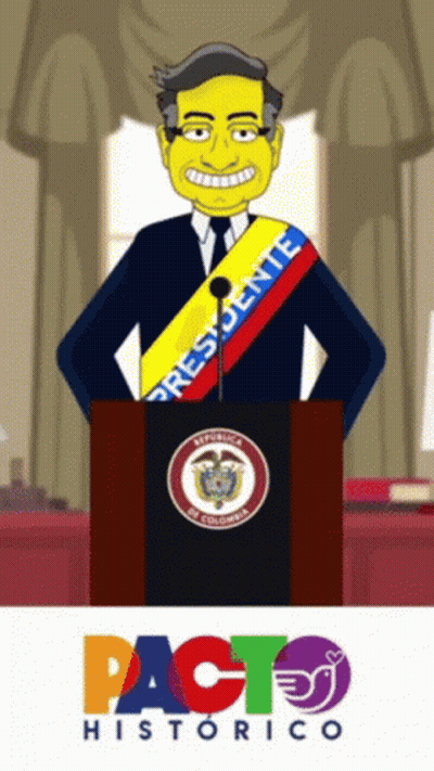 Man With Presidente Sash GIF
