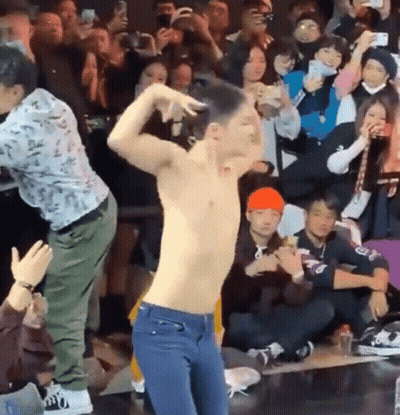 Man With Prosthetic Leg Walking Through Hallway GIF