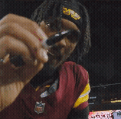 Man With Punched Headband Smiling GIF