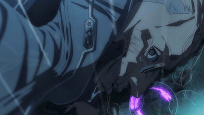 Man With Purple Circle Around Face GIF