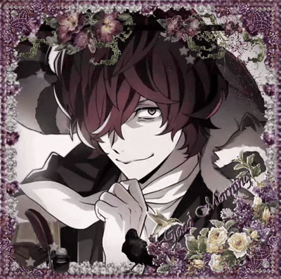 Man With Purple Hair And Text Good Morning GIF
