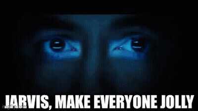 Man With Purple Scarf And Black Line GIF