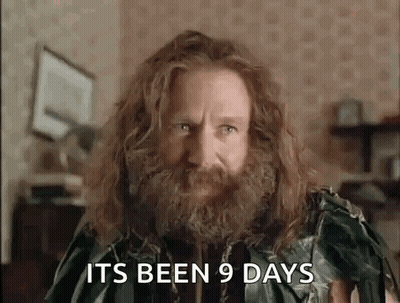 Man With Red Arrow Pointing To Asshole GIF