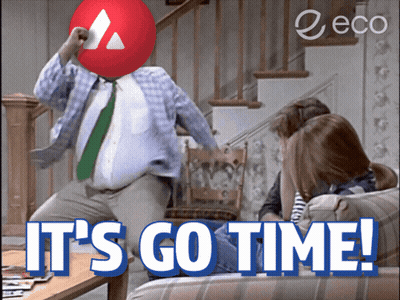 Man With Red Balloon On Head And It's Go Time GIF