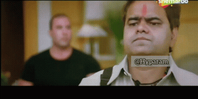 Man With Red Bindi And Hyparam Screen GIF