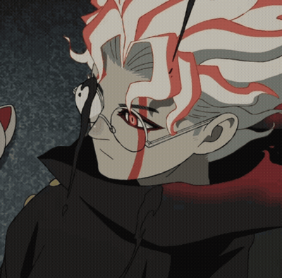 Man With Red Eyes And Glasses GIF