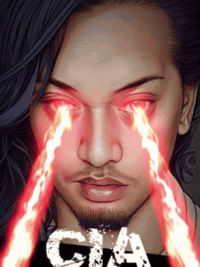 Man With Red Eyes Cia Poster GIF