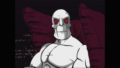 Man With Red Eyes Holding Can GIF