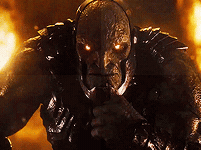 Man With Red Eyes Holding Gun GIF