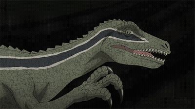 Man With Red Eyes In Dark Room With Claw GIF