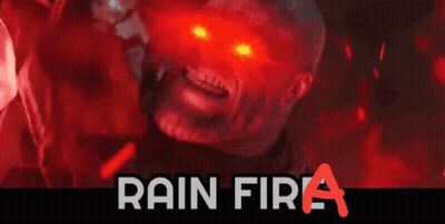 Man With Red Eyes Rain Fir A GIF