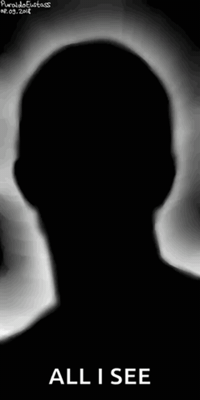 Man With Red Eyes Saying All I See GIF