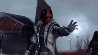 Man With Red Face And Horns GIF