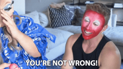 Man With Red Face And Youre Not Wrong GIF