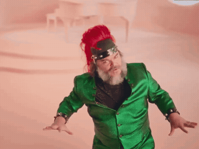 Man With Red Hair And Beard In Green Suit GIF