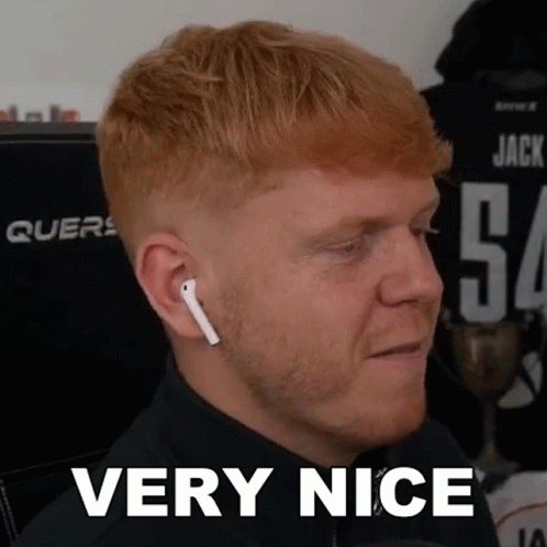Man With Red Hair And Beard Saying Very Nice GIF