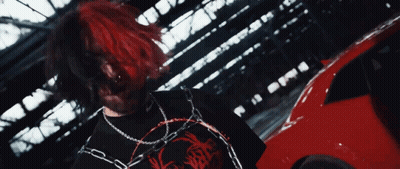 Man With Red Hair And Chains GIF