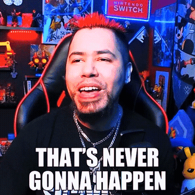 Man With Red Hair And Nintendo Switch Sign GIF