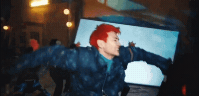 Man With Red Hair Dancing At Party GIF