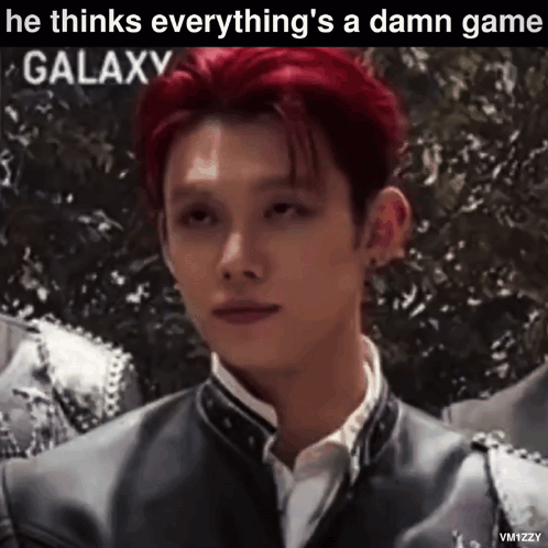 Man With Red Hair Making Funny Face GIF