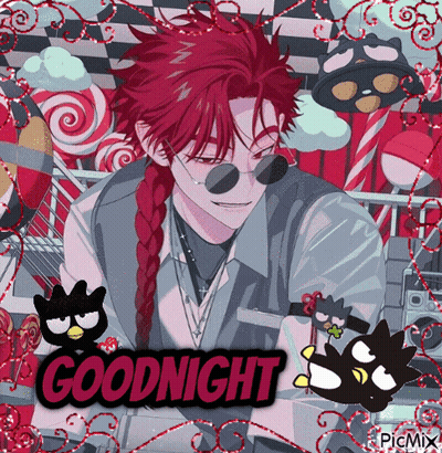 Man With Red Hair Saying Goodnight GIF