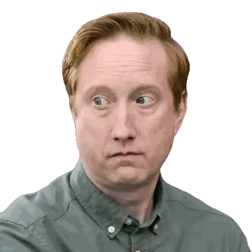 Man With Red Hair Surprised Sticker