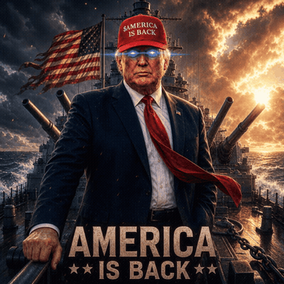 Man With Red Hat America Is Back Battleship GIF