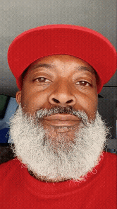 Man With Red Hat And White Beard GIF