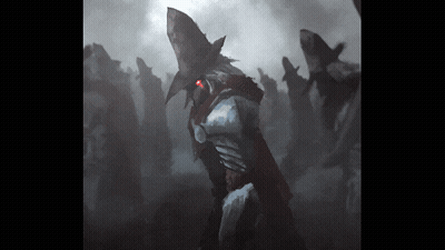 Man With Red Light On Head GIF