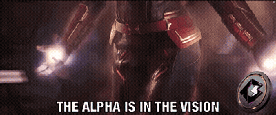 Man With Red Mask Looking Out Window GIF