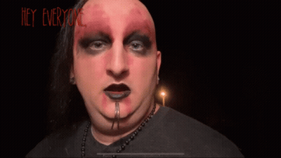 Man With Red Paint On Face Welcome Back To Another Episode GIF
