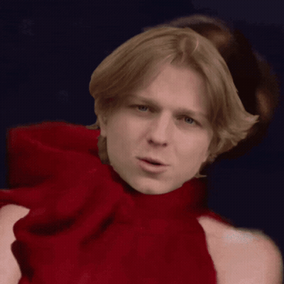Man With Red Scarf GIF